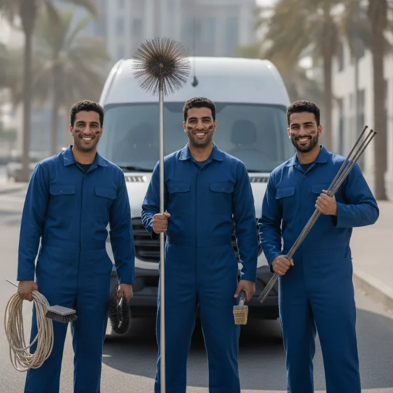 منظف مداخن فريق في عجمان